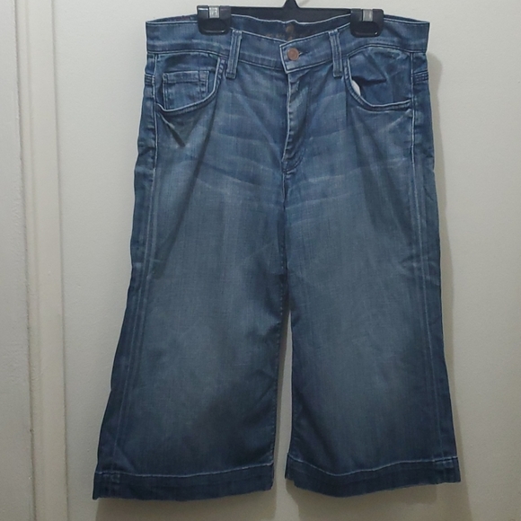 SEVEN FOR ALL MANKIND - CROP GINGER DENIM CAPRI - Picture 7 of 13